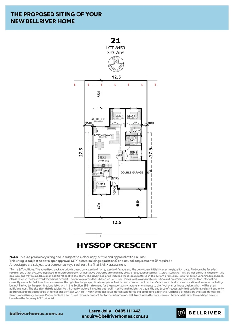 Additional image 13 of Lot 8459 (21) Hyssop Crescent, Newpark Estate, Melonba NSW 2765