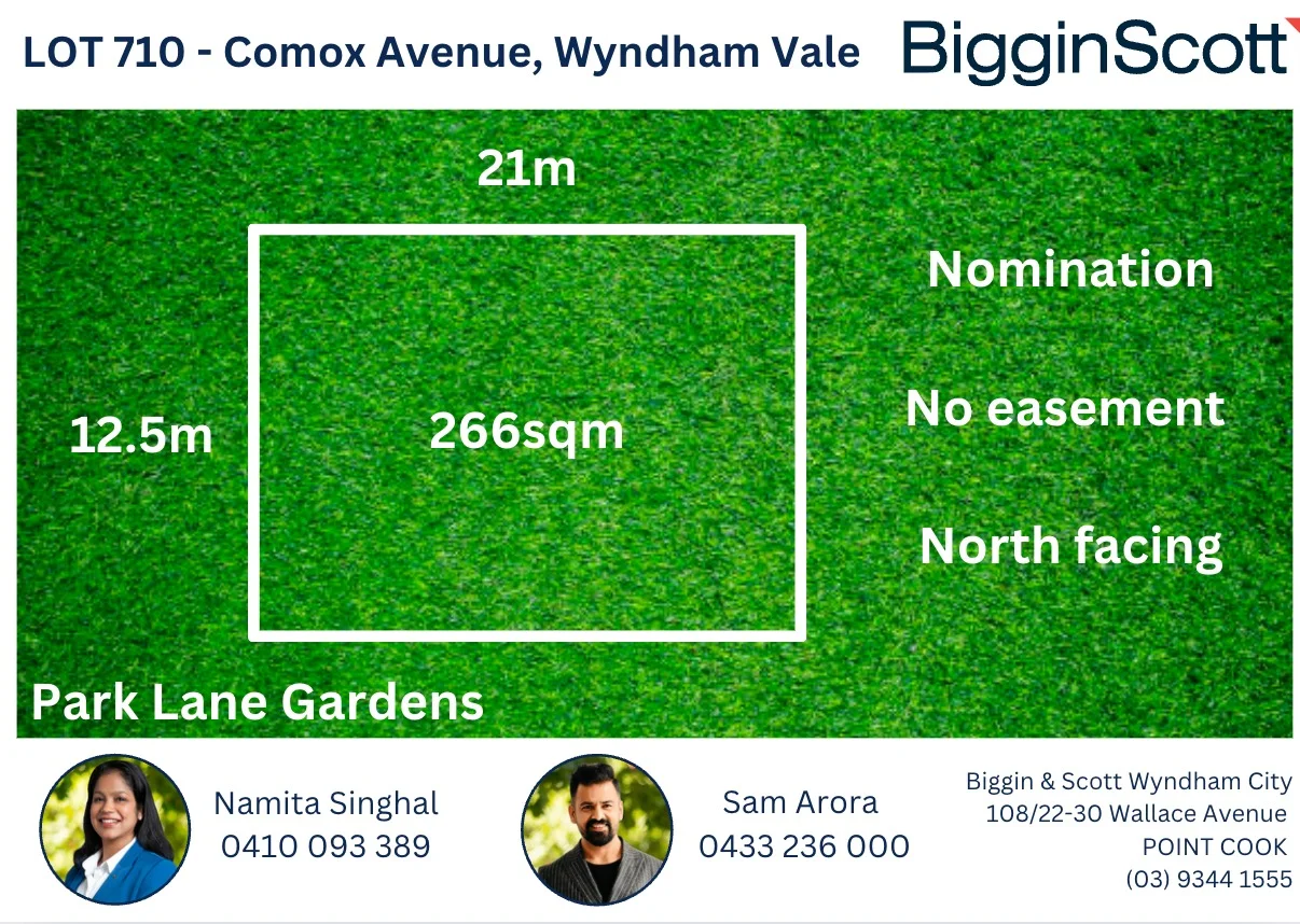 Lot 710/Comox Avenue, Wyndham Vale VIC 3024
