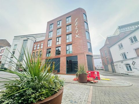 Third Floor Studio, Felix Apartments, Nottingham NG1, Studio to rent