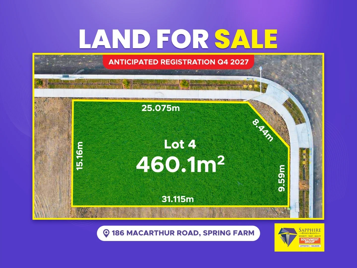 Lot 4/186 MacArthur Road, Spring Farm NSW 2570