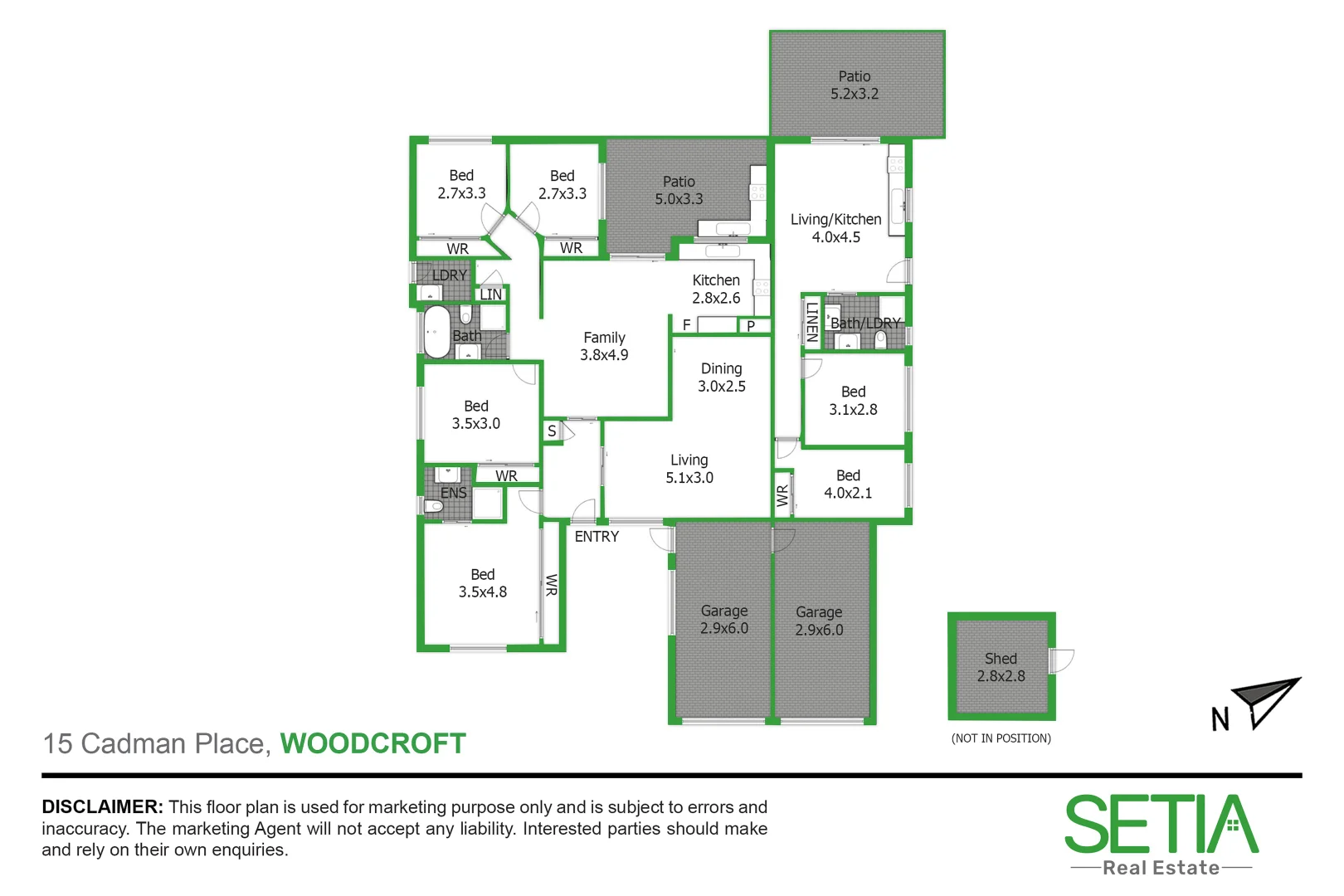 Additional image 17 of 15 & 15A Cadman Place, Woodcroft NSW 2767