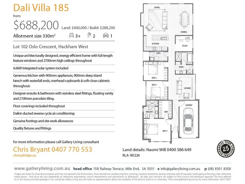 Additional image 3 of Lot 102, 19 Oslo Crescent, Hackham West SA 5163