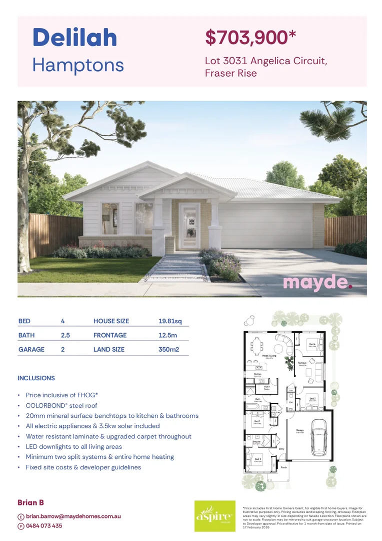 Additional image 2 of 3031 Angelica Circuit, Fraser Rise VIC 3336