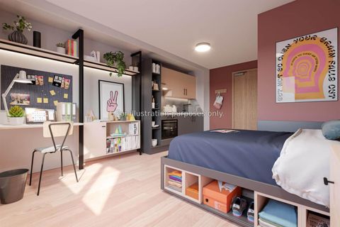 Huntingdon Street, Nottingham NG1, Studio to rent