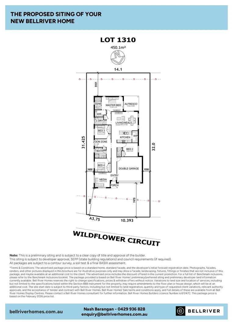 Additional image 14 of Lot 1310 Wildflower Circuit, Mount View Grange Estate, Bellbird NSW 2325