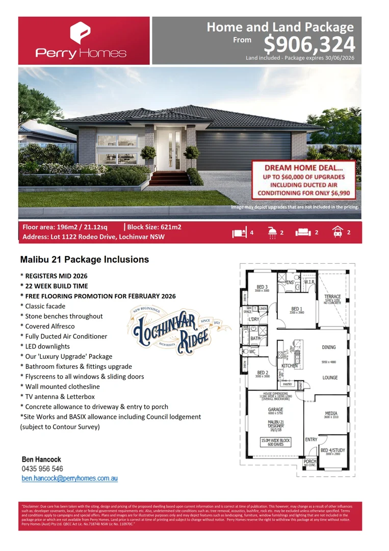 Additional image 2 of Lot 1122 Rodeo Drive, Lochinvar NSW 2321