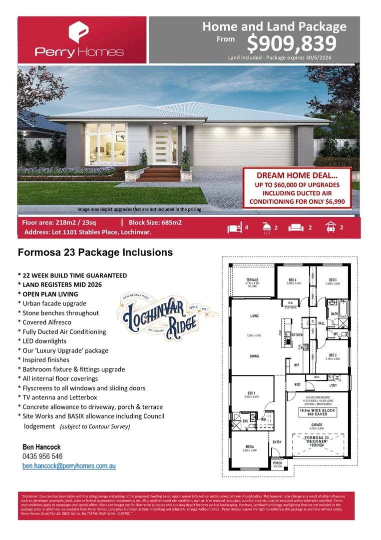 Additional image 2 of Lot 1101 Stables Place, Lochinvar NSW 2321