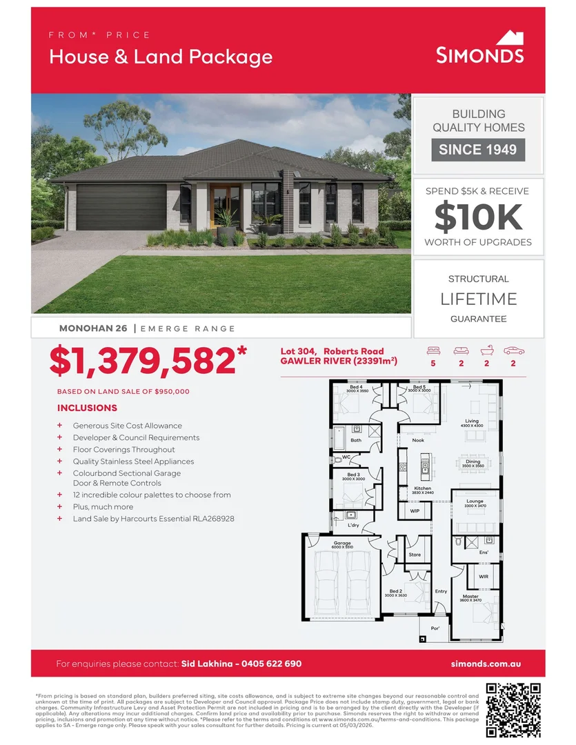 Additional image 6 of Lot 304 Roberts Road, Lewiston SA 5501