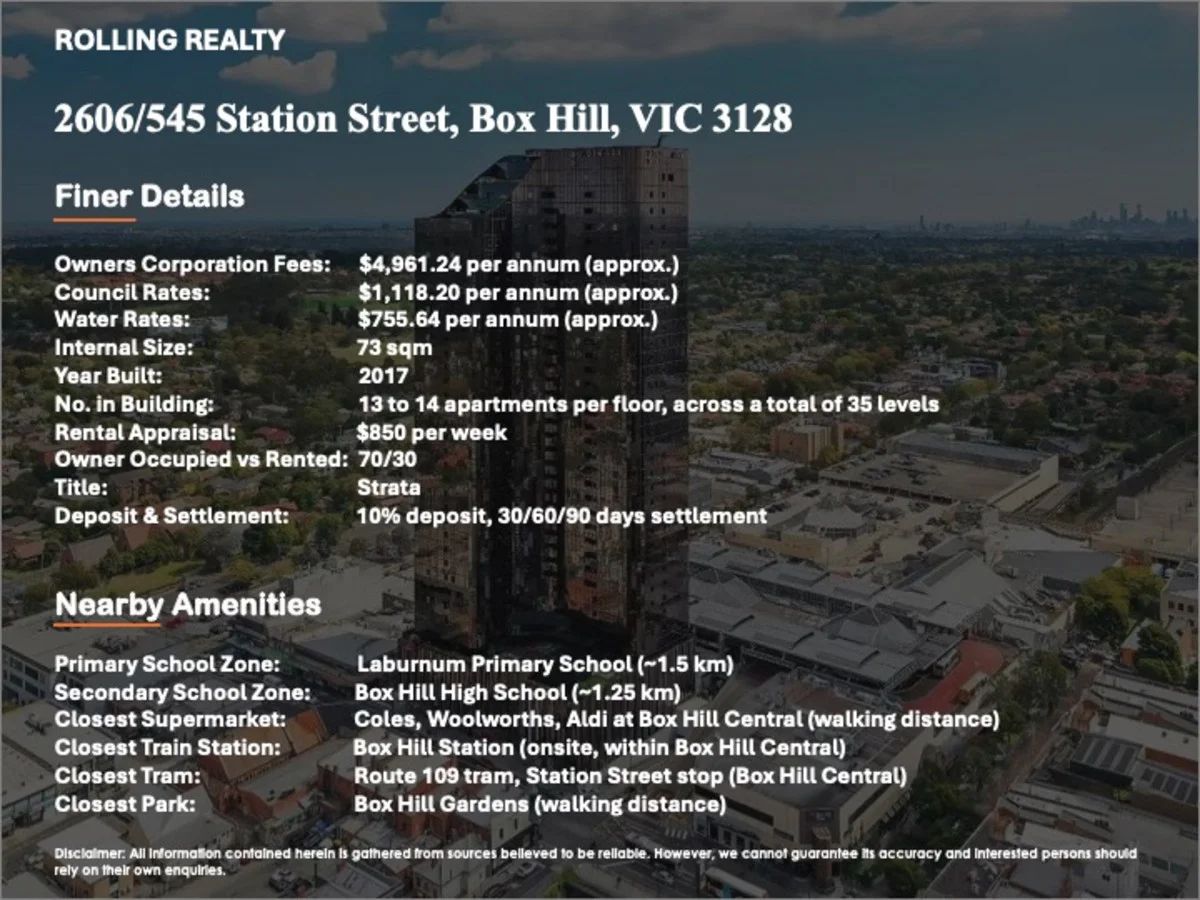 Additional image 15 of 2606/545 Station Street, Box Hill VIC 3128