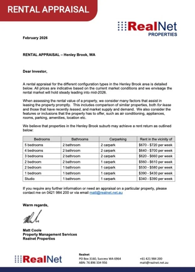 Additional image 4 of Henley Brook WA 6055