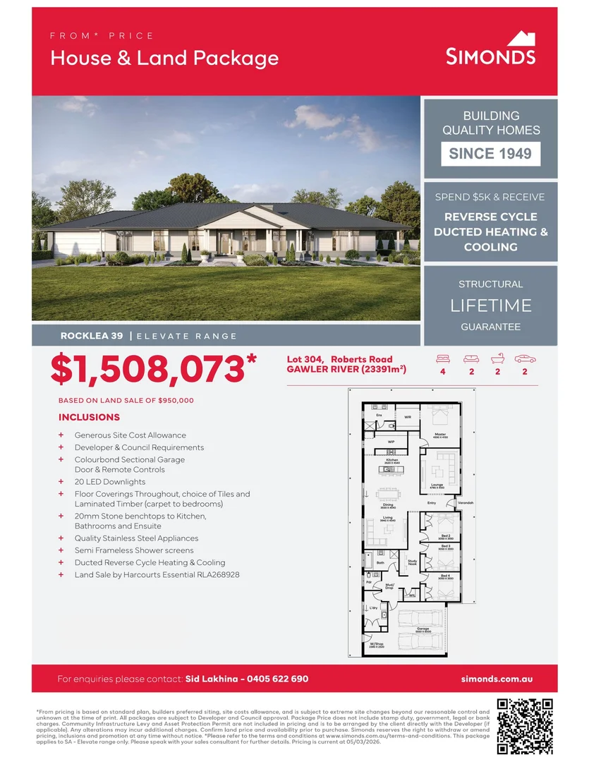 Additional image 9 of Lot 304 Roberts Road, Lewiston SA 5501