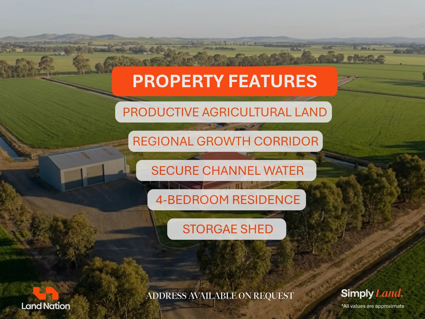 Additional image 2 of 84 Acres Agricultural Holding with Residence & Shed for Sale, Tatura VIC 3616
