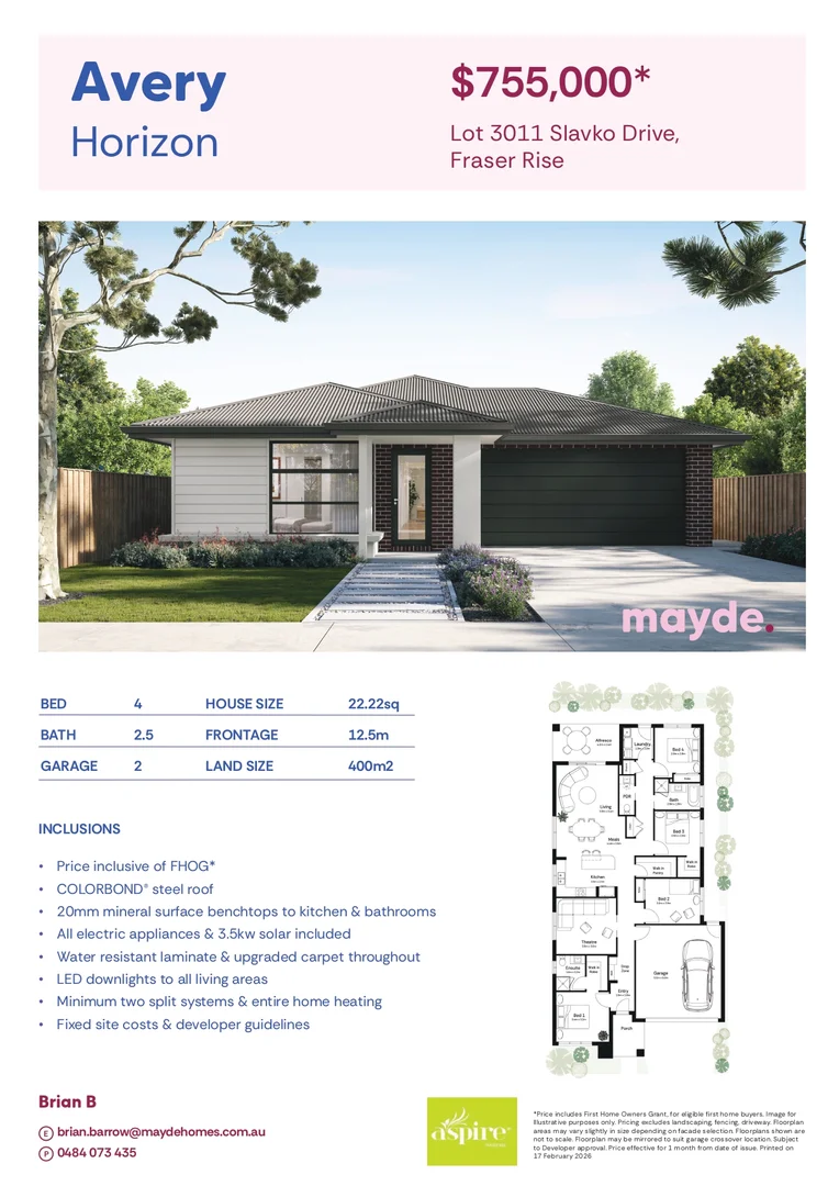 Additional image 2 of 3011 Slavko Drive, Fraser Rise VIC 3336