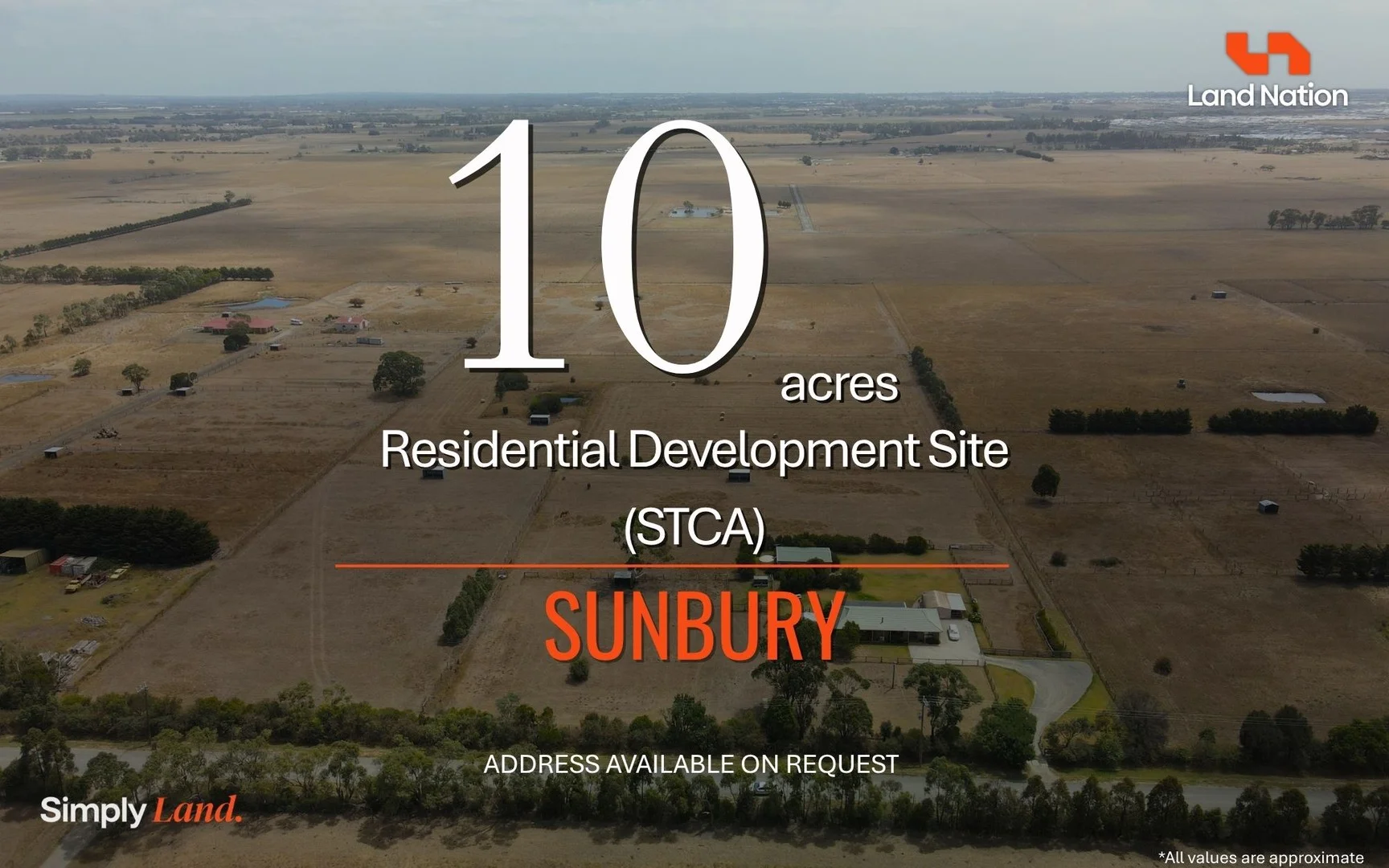 10 Acres Residential Development Site, Sunbury VIC 3429