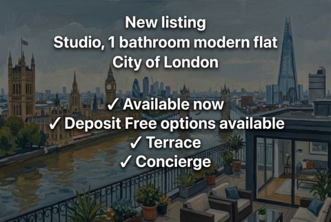 Minories, London EC3N, Studio to rent