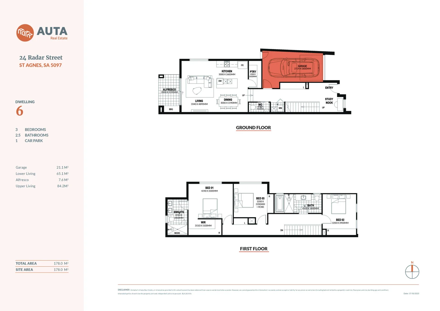 Additional image 15 of D1-D6/24 Radar Street, St Agnes SA 5097