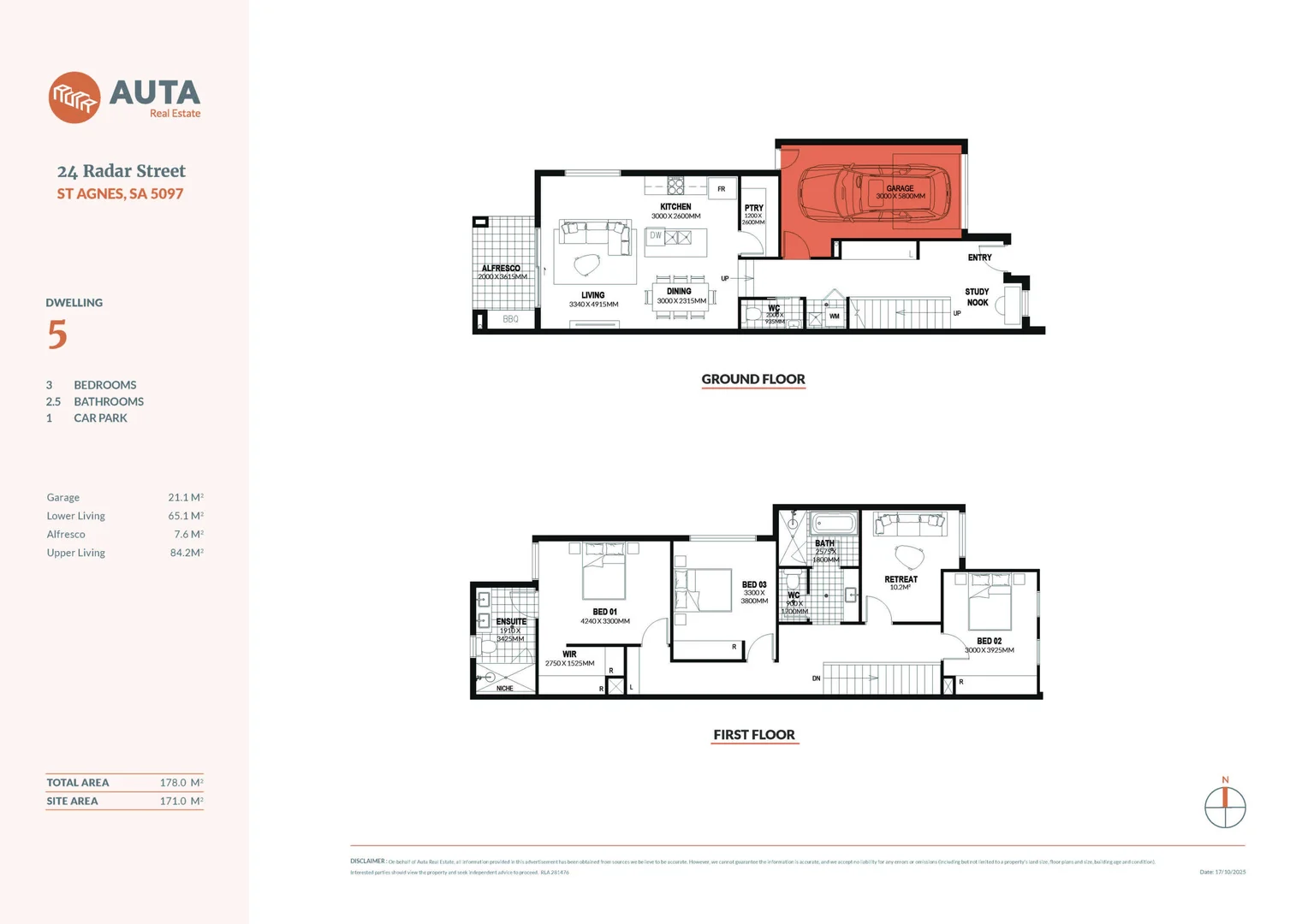 Additional image 14 of D1-D6/24 Radar Street, St Agnes SA 5097