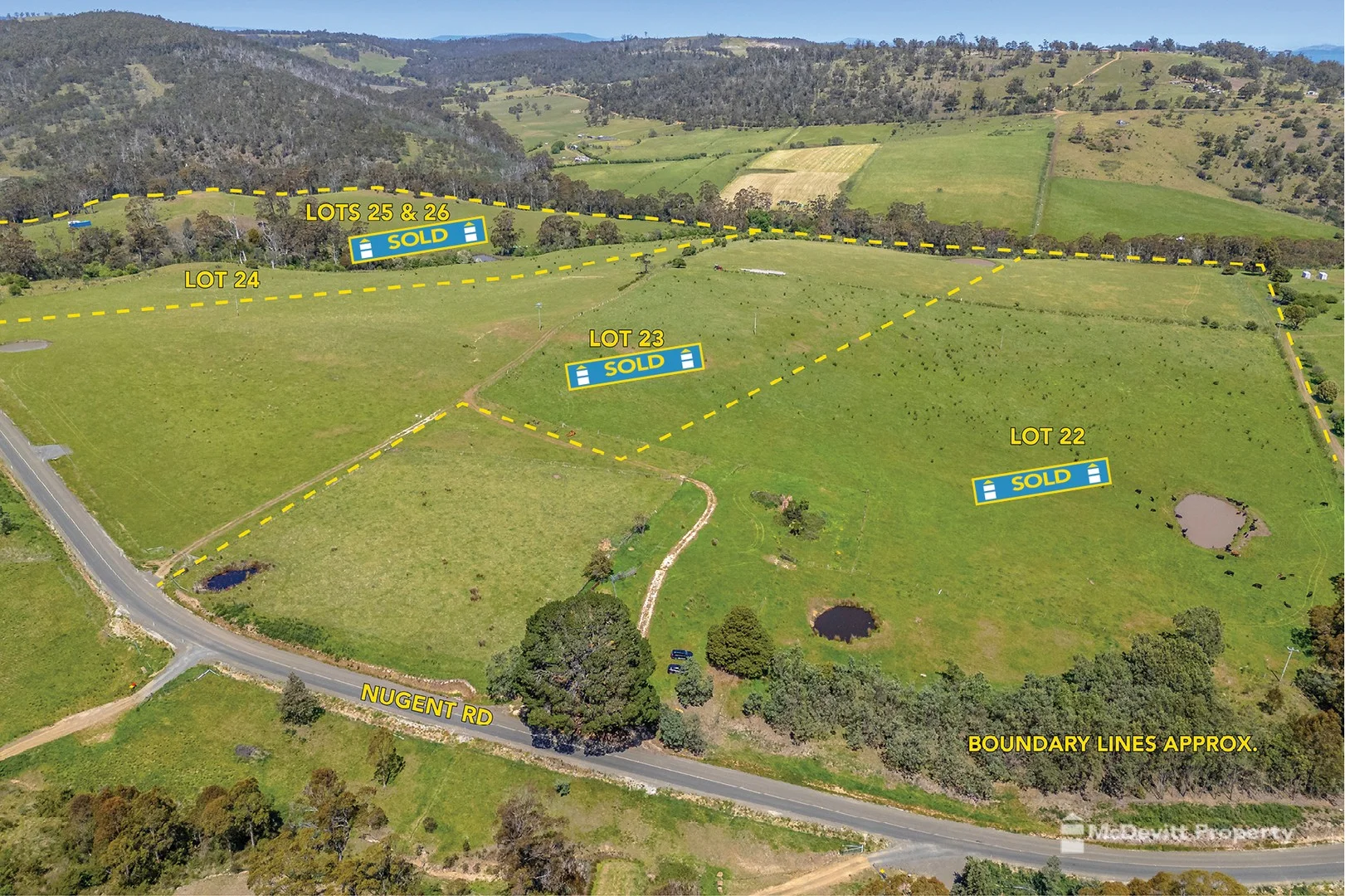 Lots 22-26/918 Nugent Rd, Wattle Hill TAS 7172
