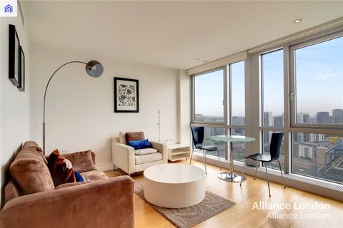 Ontario Tower, 4 Fairmont Avenue, London E14, Studio for sale