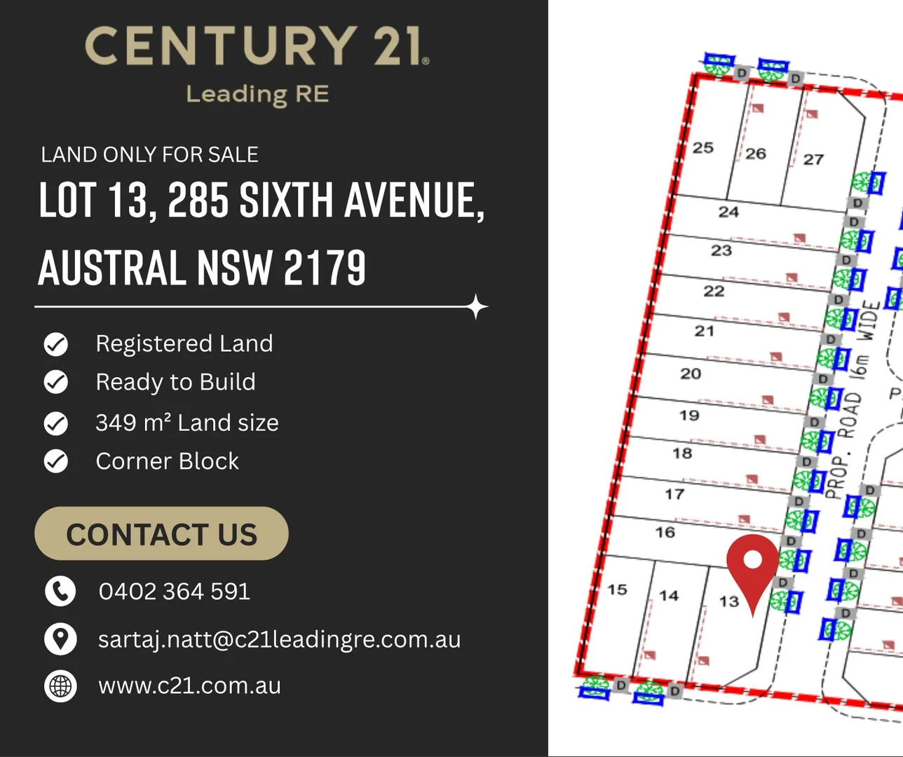 Lot 13 285 Sixth Avenue, Austral NSW 2179