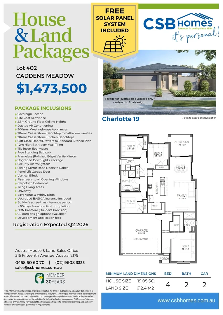 Additional image 2 of Lot 402 Proposed Road, Claremont Meadows NSW 2747