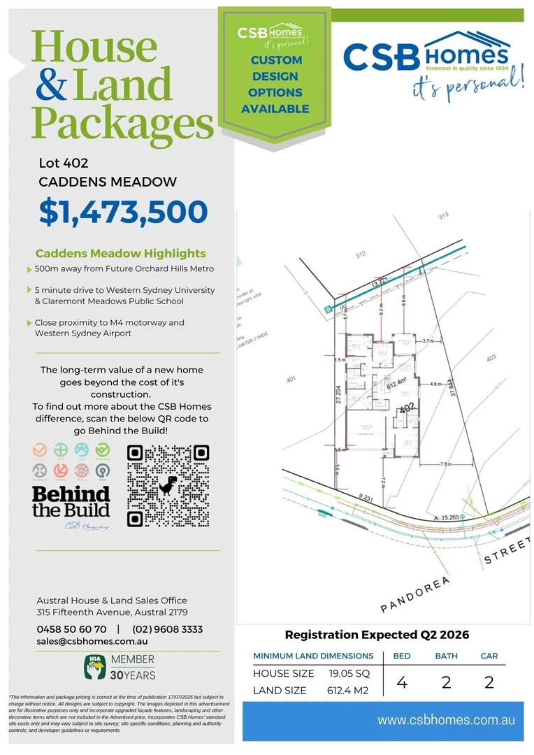 Additional image 3 of Lot 402 Proposed Road, Claremont Meadows NSW 2747