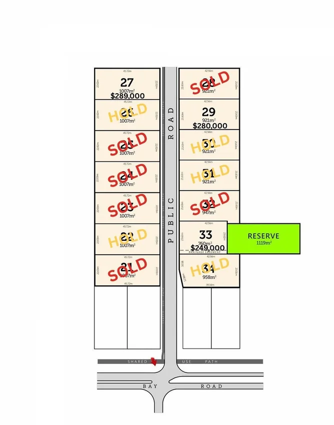Subdivision Of 63 Bay Rd, Moonta Bay SA 5558