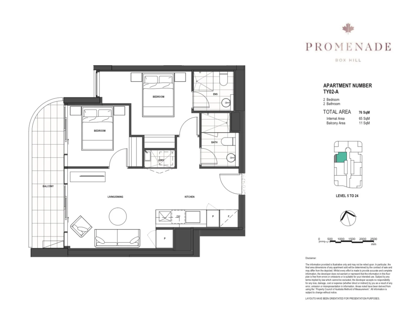 Additional image 11 of 406,1102,1307/34-36 Prospect Street, Box Hill VIC 3128