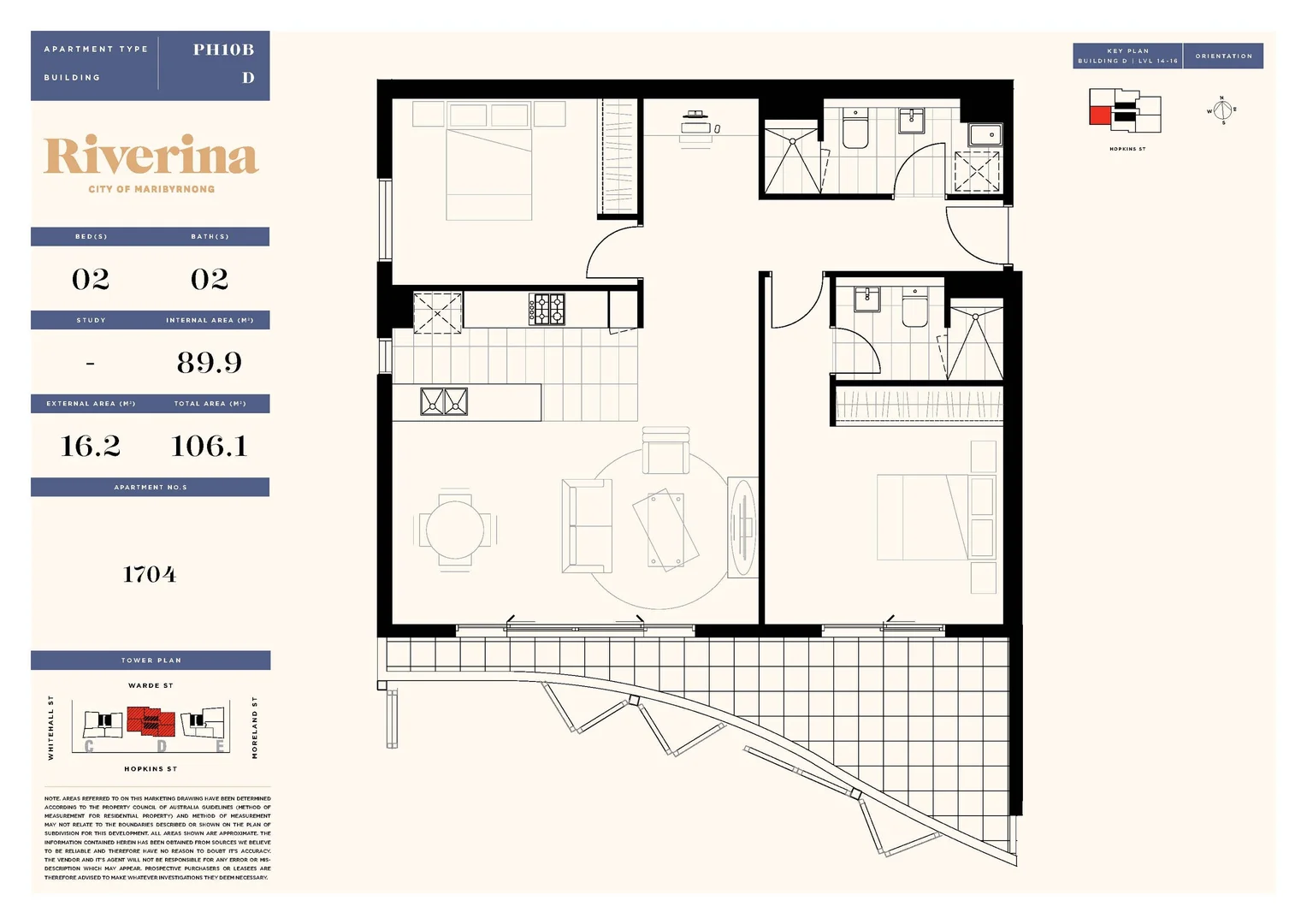 Additional image 20 of 1704D/4 Tannery Walk, Footscray VIC 3011