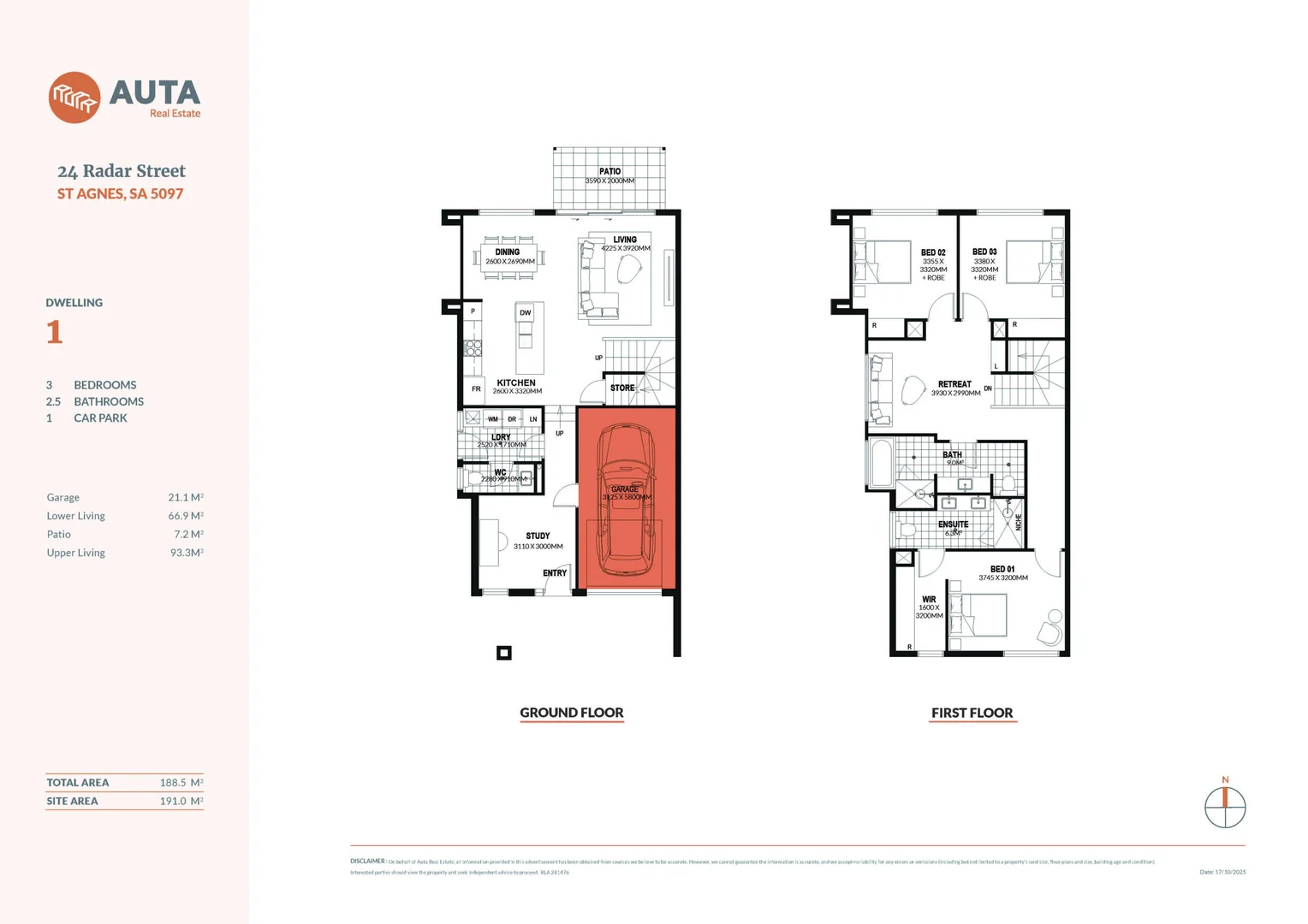 Additional image 10 of D1-D6/24 Radar Street, St Agnes SA 5097