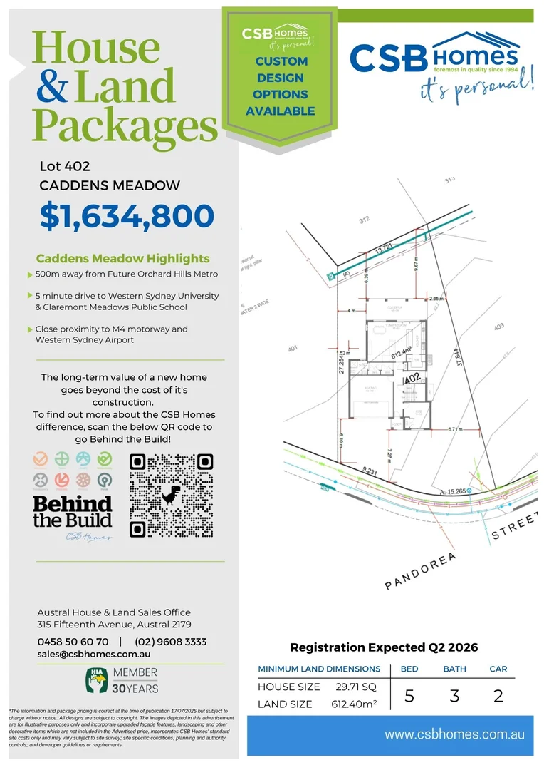 Additional image 3 of Lot 402 Proposed Road, Claremont Meadows NSW 2747