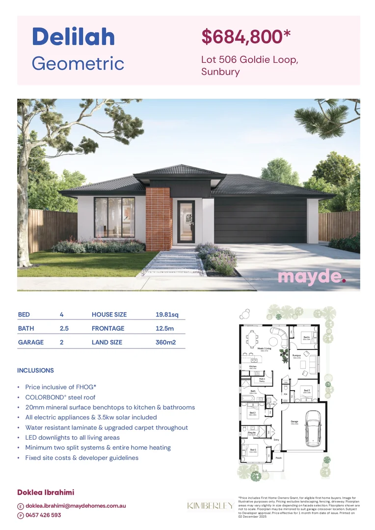 Additional image 2 of 506 Goldie Loop Avenue, Sunbury VIC 3429