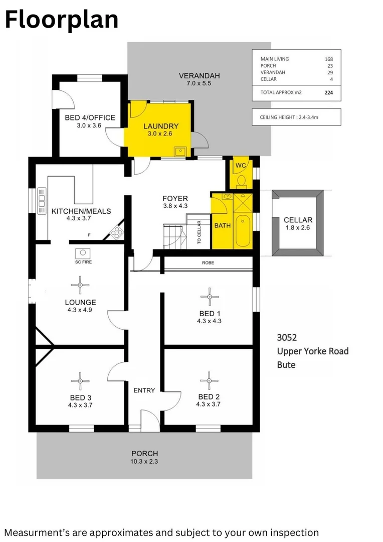 Additional image 29 of 3052 Upper Yorke Road, Bute SA 5560