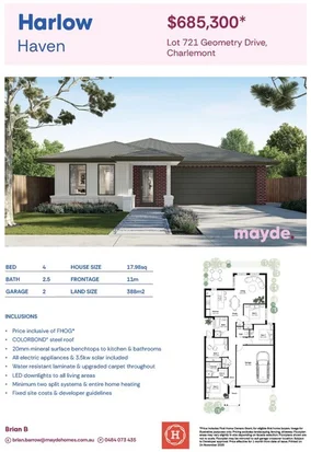 Additional image 2 of 721 Geometry drive Avenue, Armstrong Creek VIC 3217