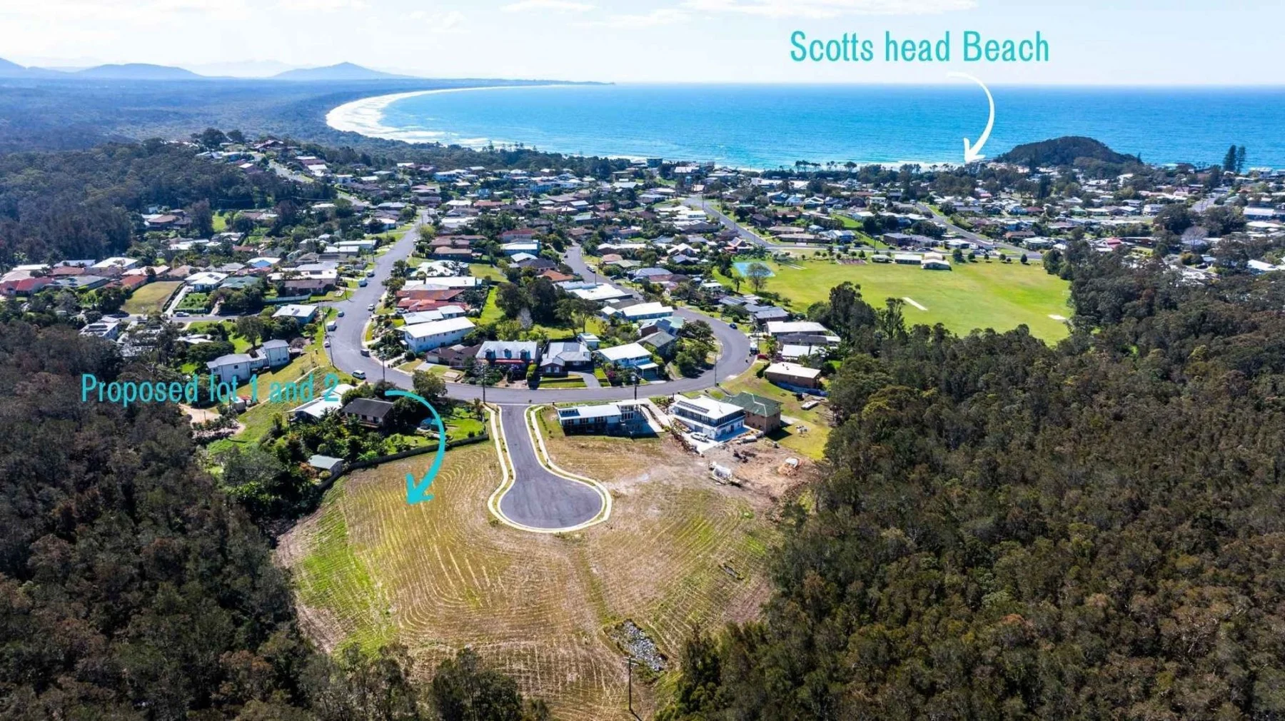 Proposed block 1 and Family Place, Scotts Head NSW 2447