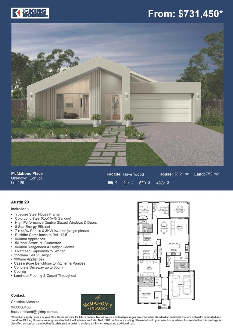 Additional image 2 of 129 Melaleuca Boulevard, Echuca VIC 3564