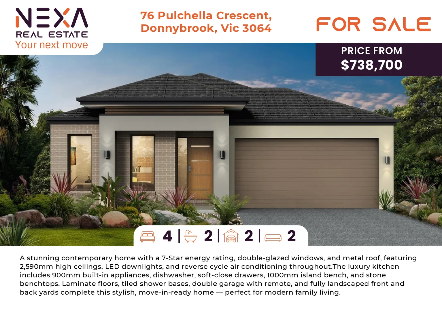 Additional image 2 of 76 Pulchella Crescent, Donnybrook VIC 3064