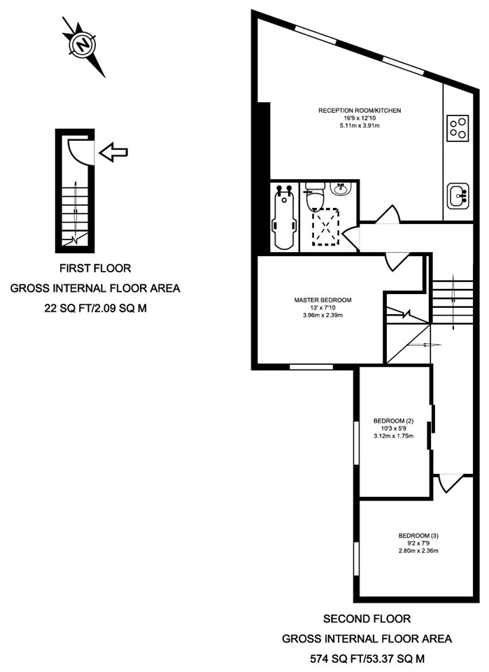 Additional image 21 of 2 Bed Flat, Falcon Road, SW11, N1 7GU