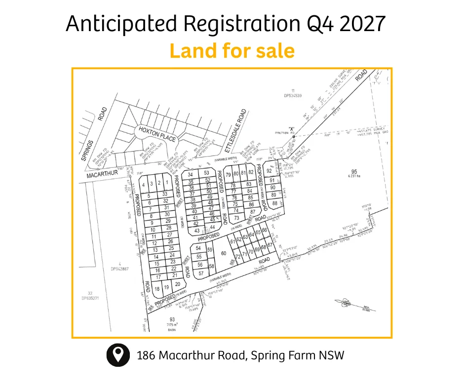 Lot XX/186 Macarthur Road, Spring Farm NSW 2570