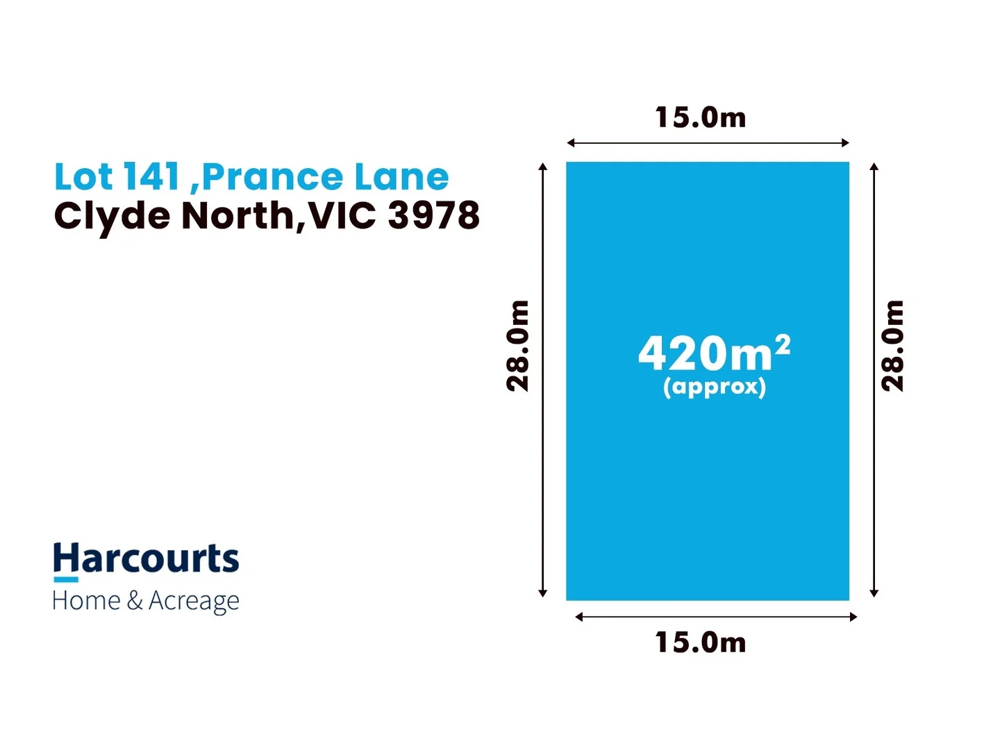 Lot 141 Prance Lane, Clyde North VIC 3978