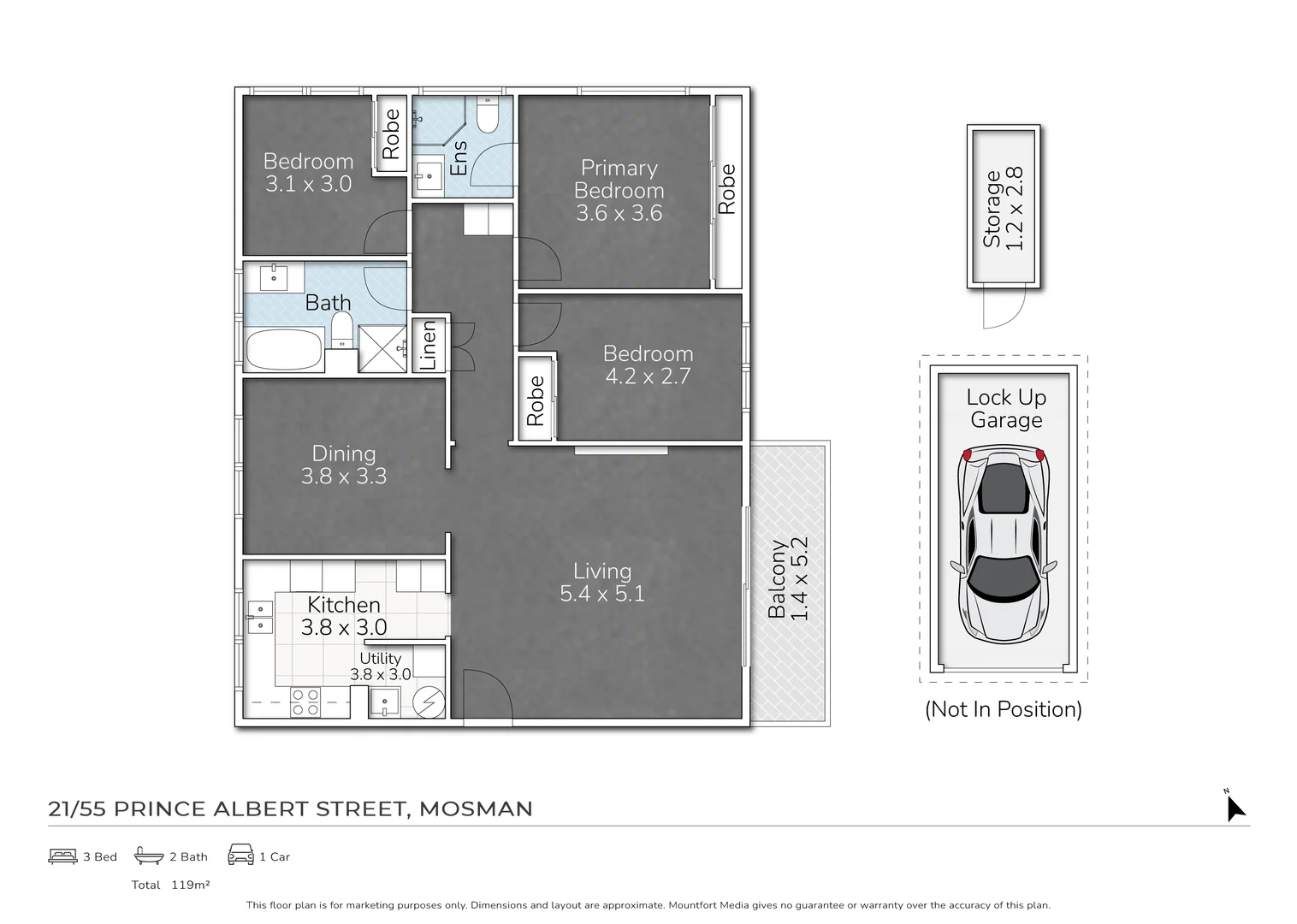 Additional image 11 of 21/55 Prince Albert Street, Mosman NSW 2088