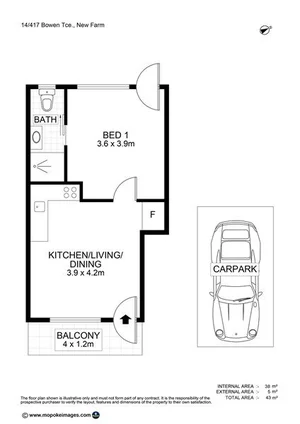 Additional image 8 of 14/417 Bowen Terrace, New Farm QLD 4005