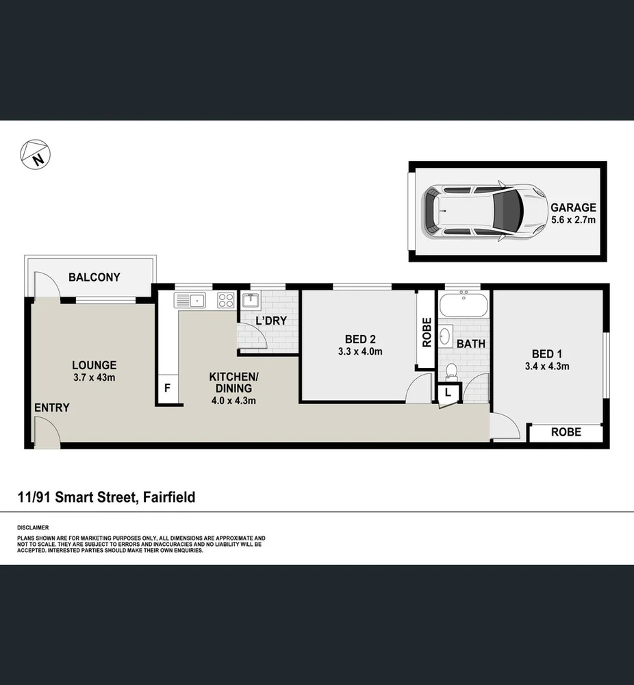 11/91 Smart St, Fairfield NSW 2165