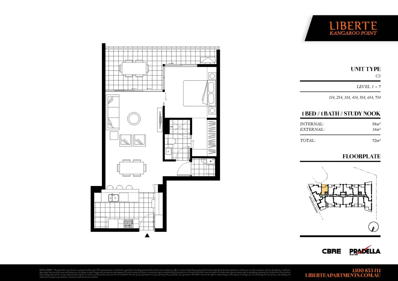 Additional image 9 of 714/50 Connor Street, Kangaroo Point QLD 4169