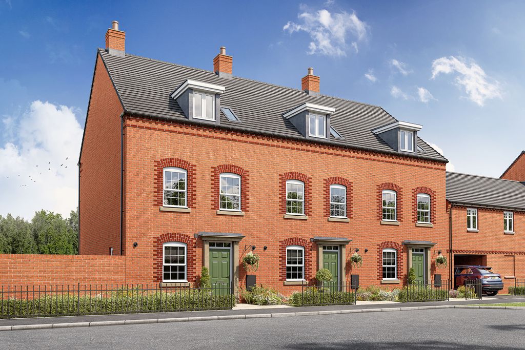 3 bed end terrace house for sale"Greenwood" at Saxon Way, Bedford MK40