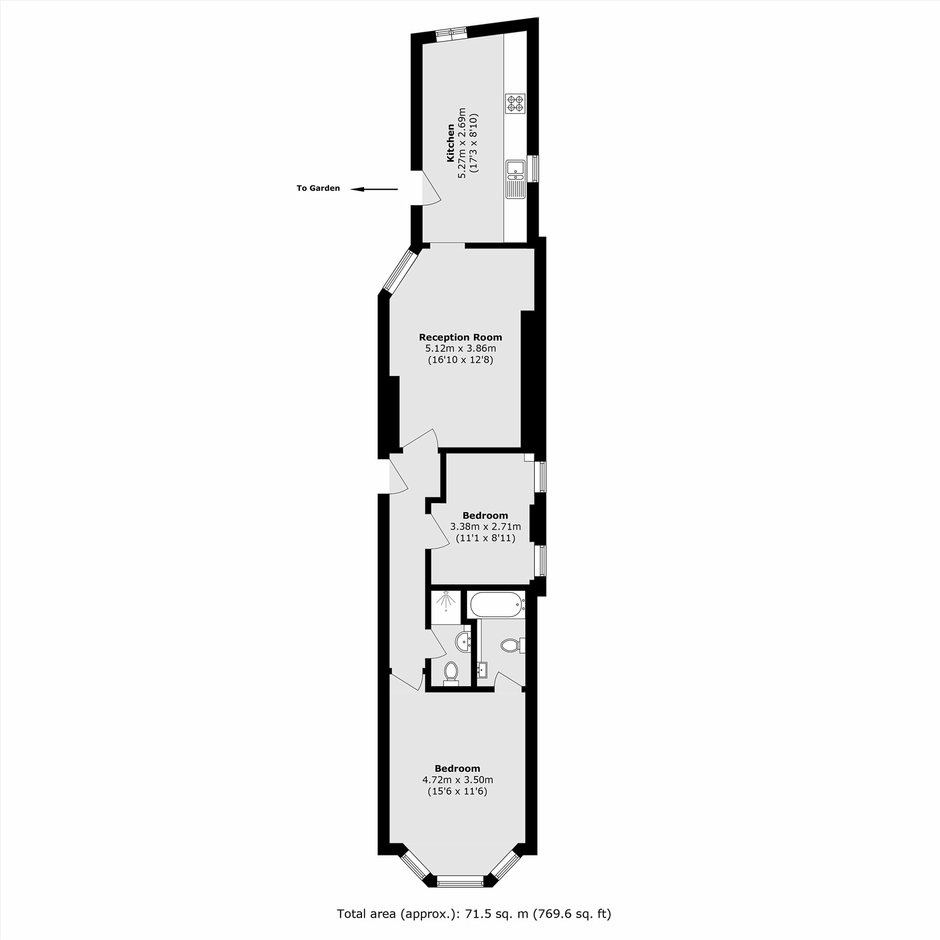 2 Bed Flat, Greencroft Gardens, NW6, N1 7GU photo 5