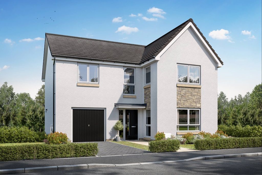 4 bed detached house for sale"The Kitham - Plot 81" at Pentland Gardens, Off Reeforts Avenue, Bilston EH25