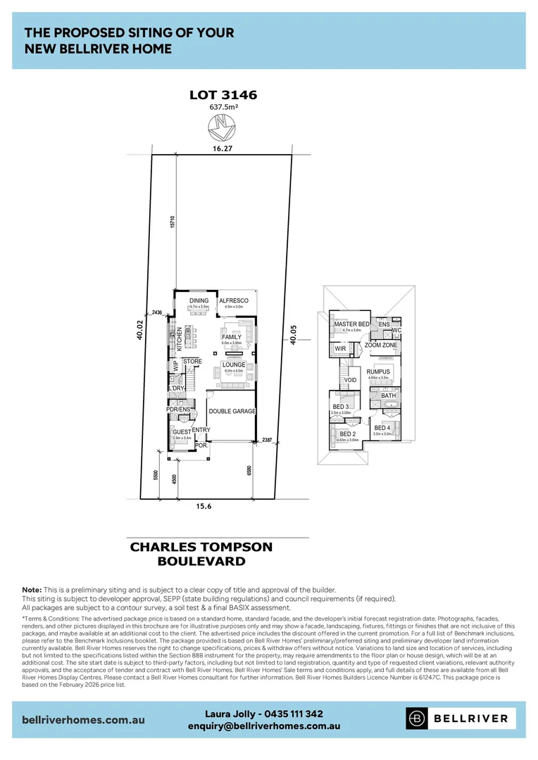 Additional image 15 of Lot 3146 Charles Tompson Boulevard, Poets Reach Estate, Marsden Park NSW 2765