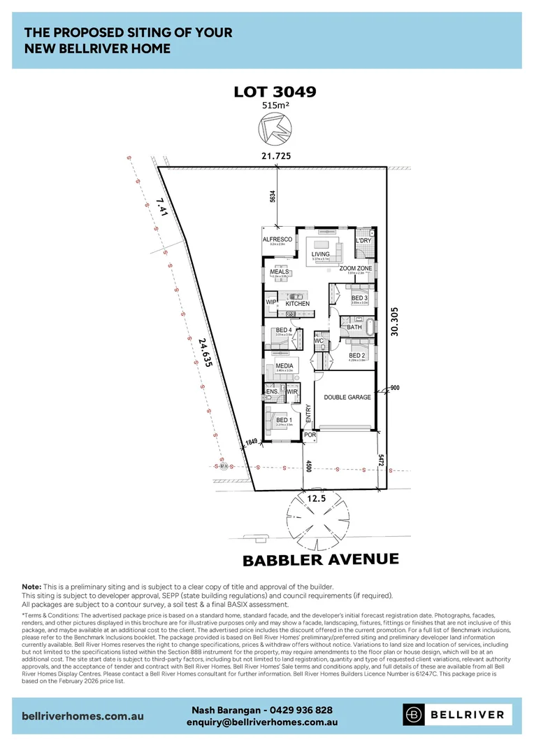 Additional image 20 of Lot 3049 Babbler Avenue, Rosella Rise Estate, Warnervale NSW 2259