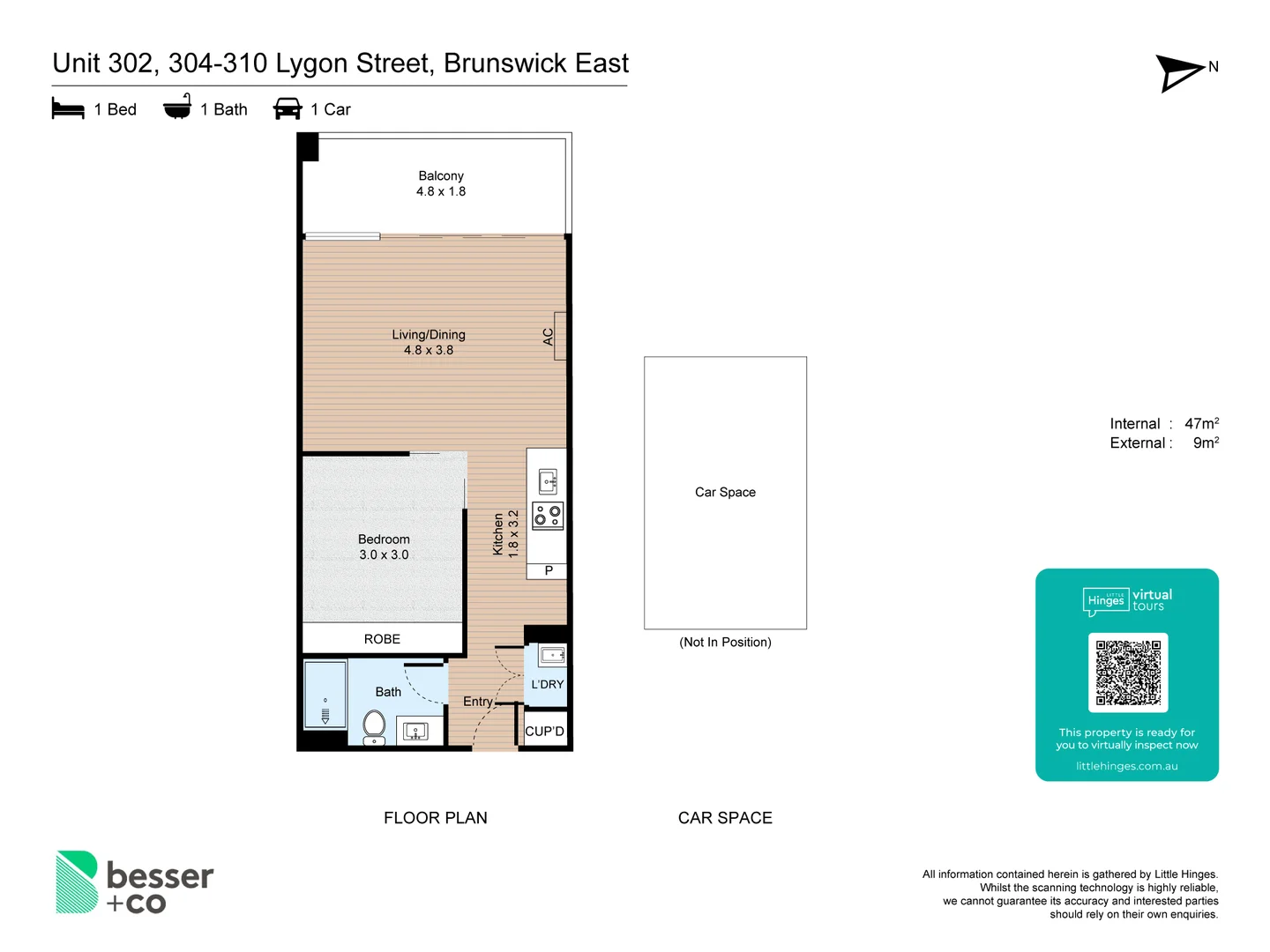 Additional image 2 of 302/304-310 Lygon Street, Brunswick East VIC 3057